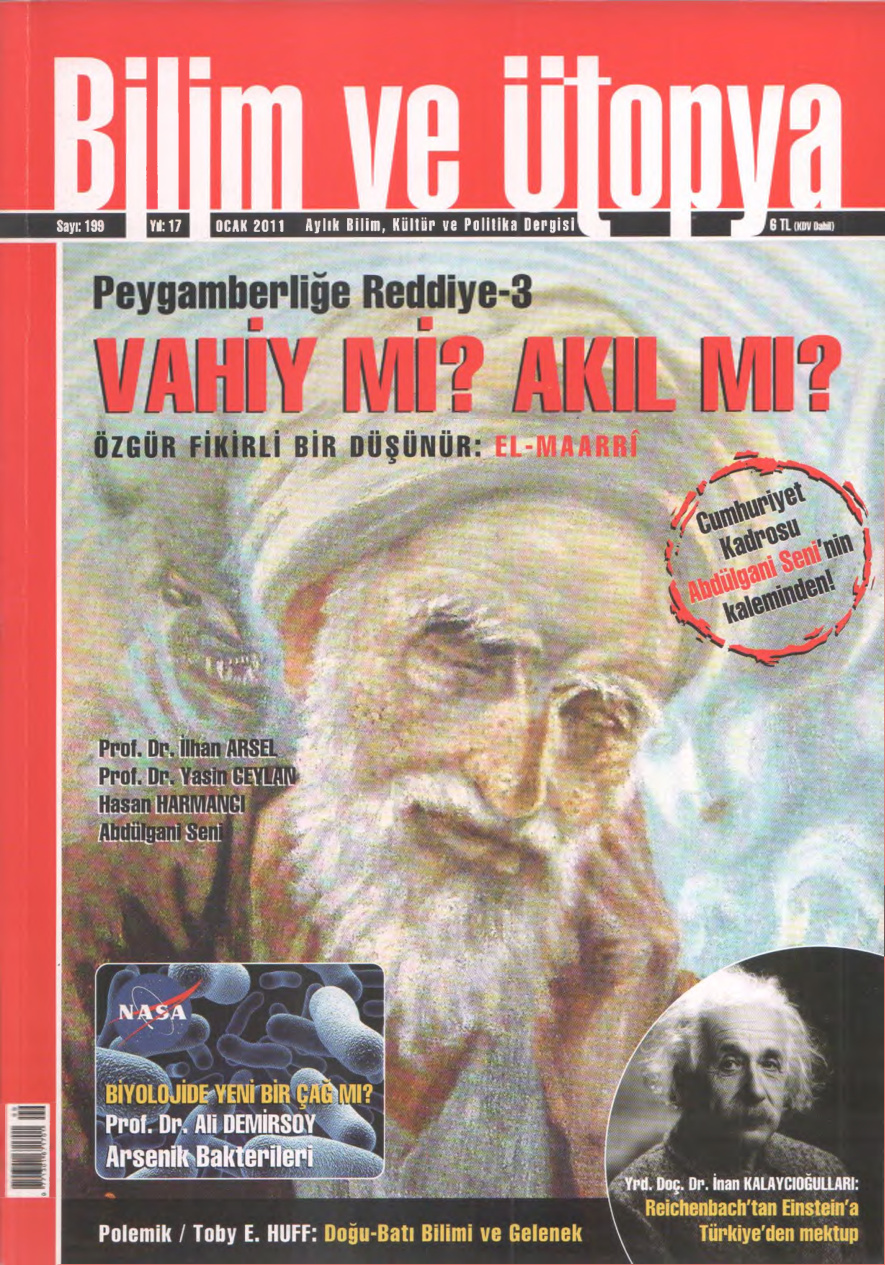 Bilim ve Ütopya Sayı 199: Vahiy Mi Akıl Mı PDF İndir – Bilim ve Ütopya