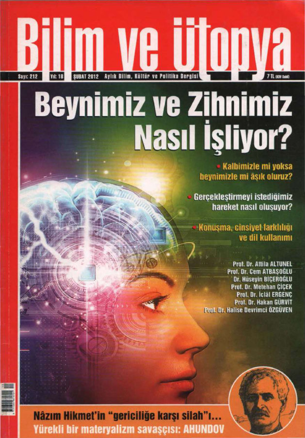 Bilim ve Ütopya Sayı 212: Şubat 2012 PDF İndir – Bilim ve Ütopya