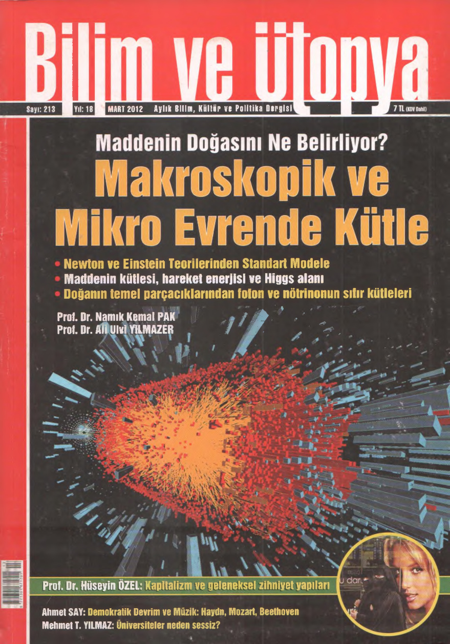 Bilim ve Ütopya Sayı 213 Mart 2012 PDF İndir – Bilim ve Ütopya