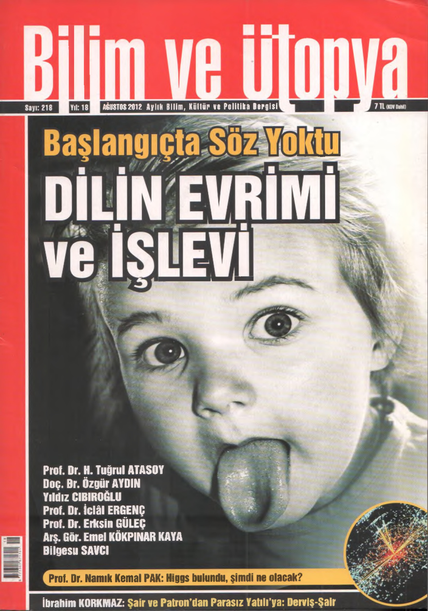 Bilim ve Ütopya Sayı 218 Ağustos 2012 PDF İndir – Bilim ve Ütopya