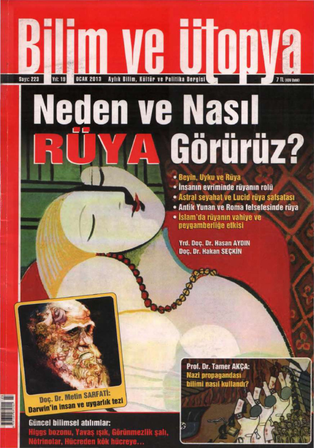 Bilim ve Ütopya Sayı 223 Ocak 2013 PDF İndir – Bilim ve Ütopya