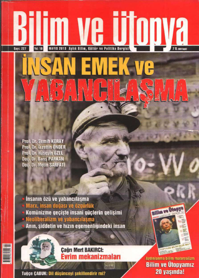 Bilim ve Ütopya Sayı 227 Mayıs 2013 PDF İndir – Bilim ve Ütopya