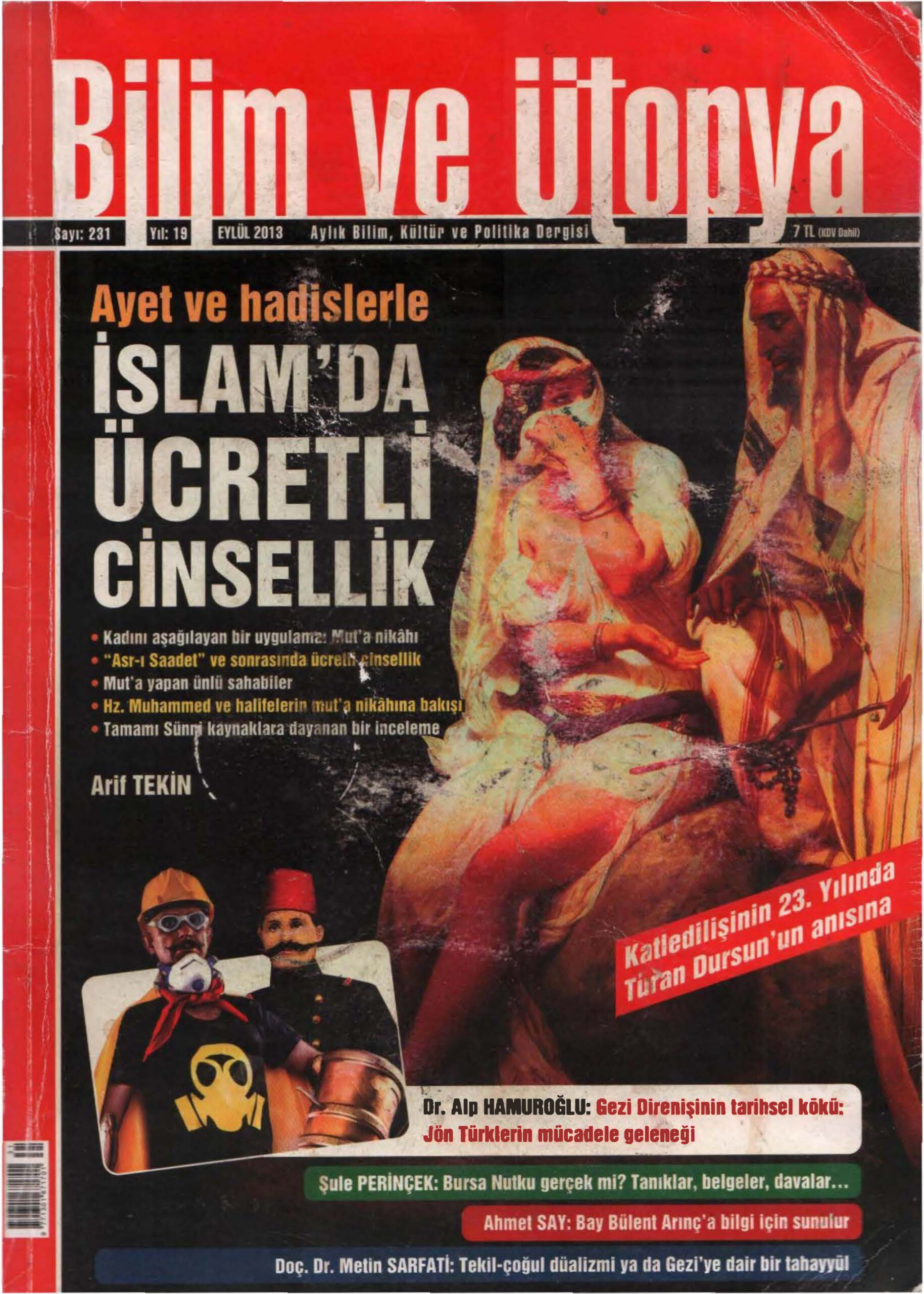 Bilim ve Ütopya Sayı 231: İslam’da Ücretli Cinsellik PDF İndir – Bilim ve Ütopya