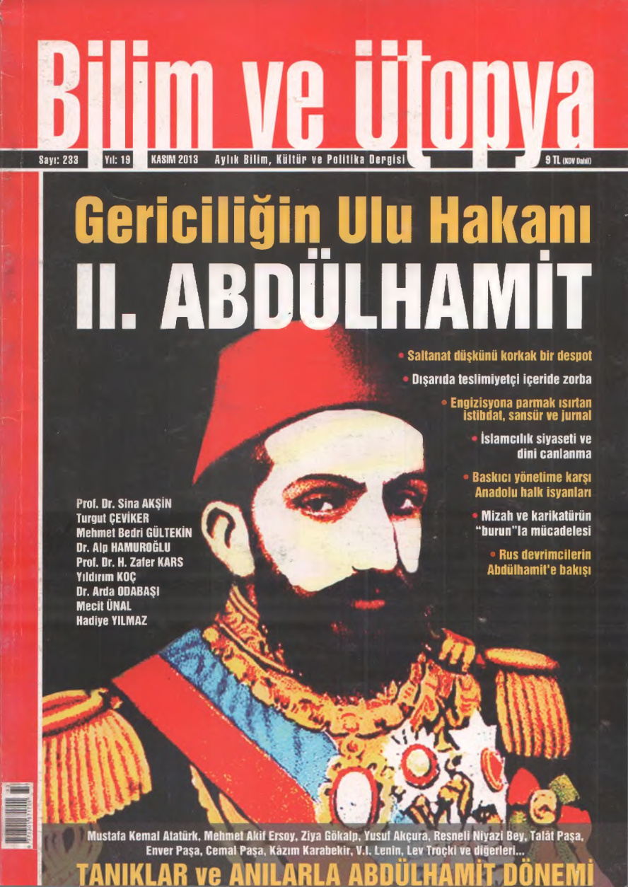 Bilim ve Ütopya Sayı 233 II. Abdülhamit PDF İndir – Bilim ve Ütopya