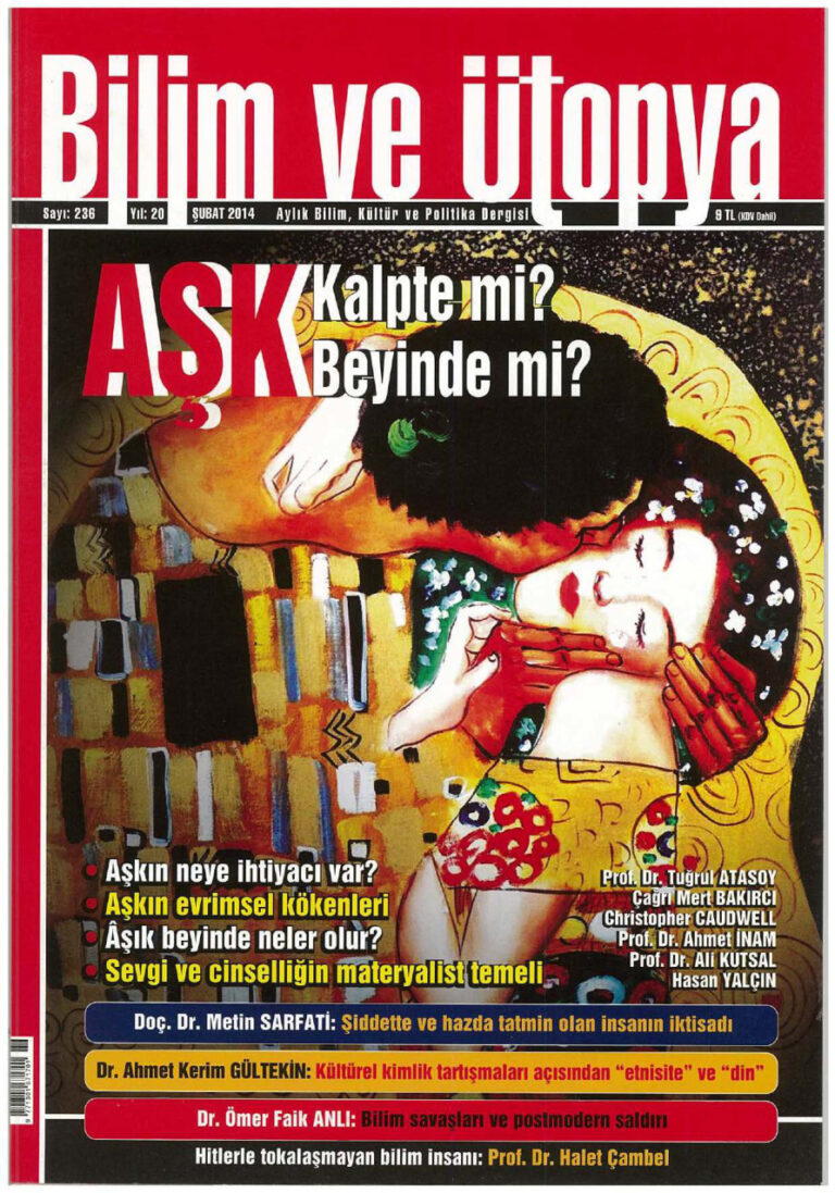 Bilim ve Ütopya Sayı 236 Şubat 2014 Kitap Kapağı