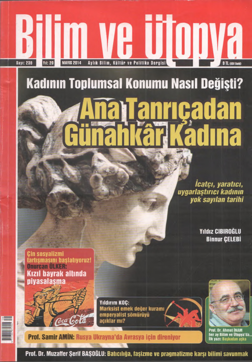 Bilim ve Ütopya Sayı 239: Ana Tanrıçadan Günahkar Kadına PDF İndir – Bilim ve Ütopya