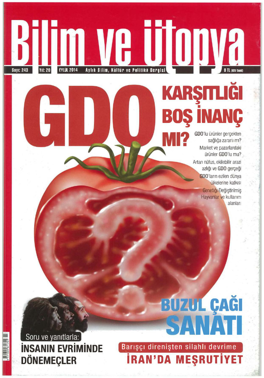 Bilim ve Ütopya Sayı 243: GDO PDF İndir – Bilim ve Ütopya