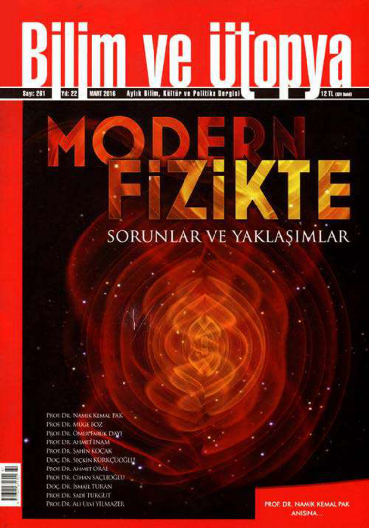 Bilim ve Ütopya Sayı 261 Mart 2016 PDF İndir – Bilim ve Ütopya