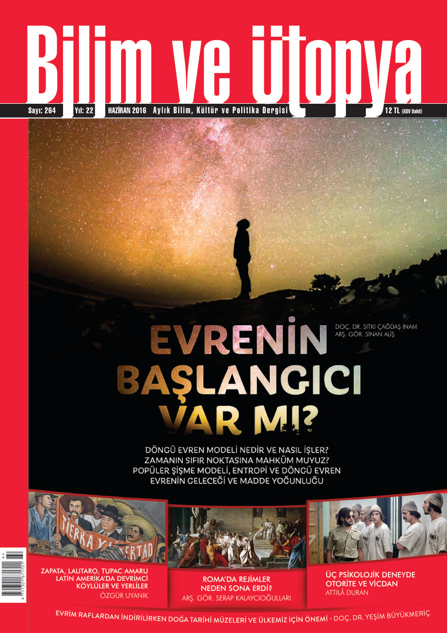 Bilim ve Ütopya Sayı 264: Evrenin Başlangıcı Var mı PDF İndir – Bilim ve Ütopya