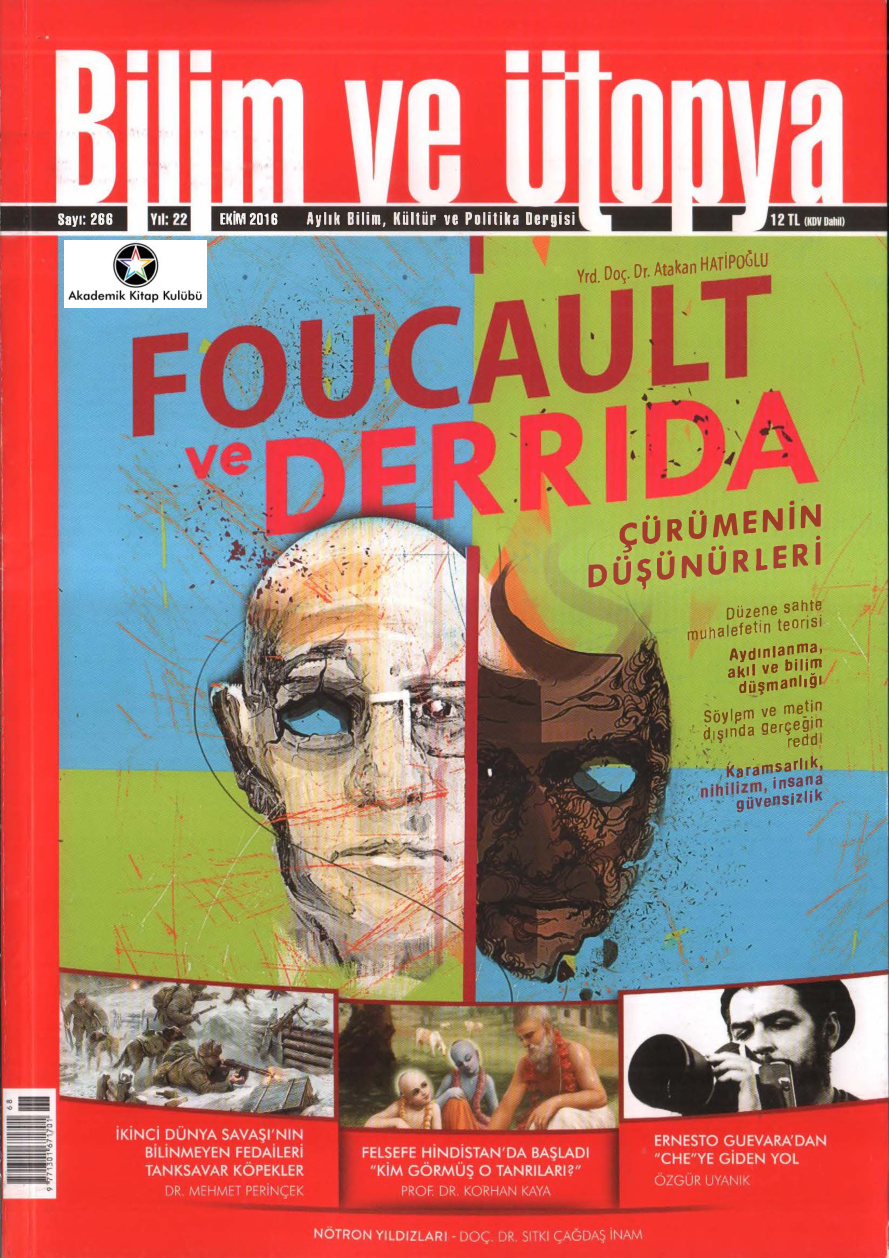 Bilim ve Ütopya Sayı 268: Foucault ve Derrida PDF İndir – Bilim ve Ütopya