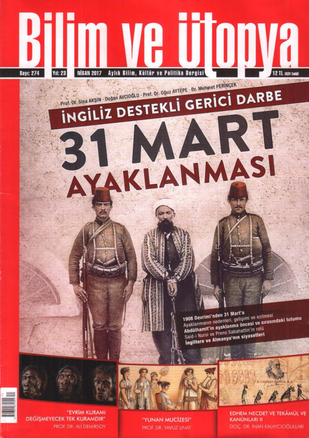 Bilim ve Ütopya Sayı 274: 31 Mart Ayaklanması PDF İndir – Bilim ve Ütopya