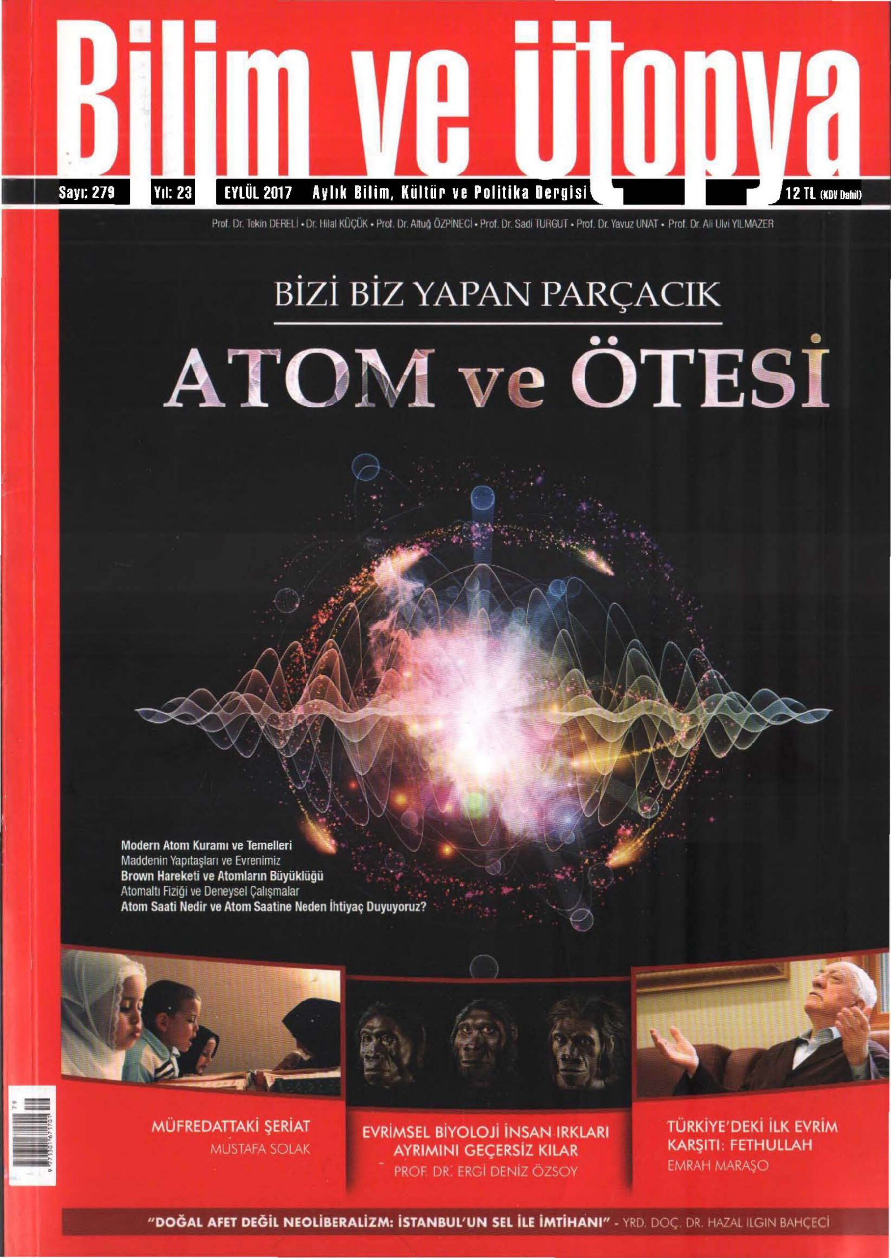 Bilim ve Ütopya Sayı 279: Atom ve Ötesi PDF İndir – Bilim ve Ütopya