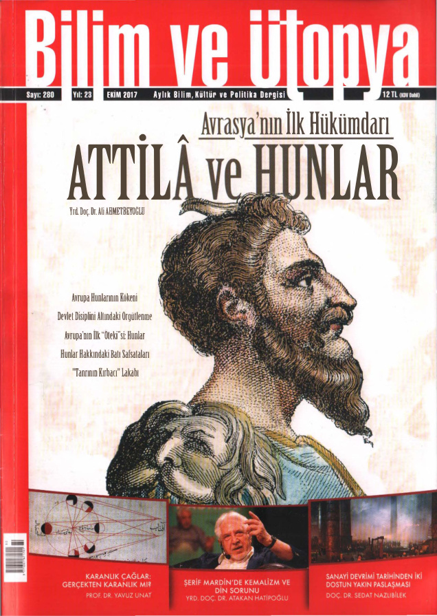 Bilim ve Ütopya Sayı 280: Attila ve Hunlar PDF İndir – Bilim ve Ütopya