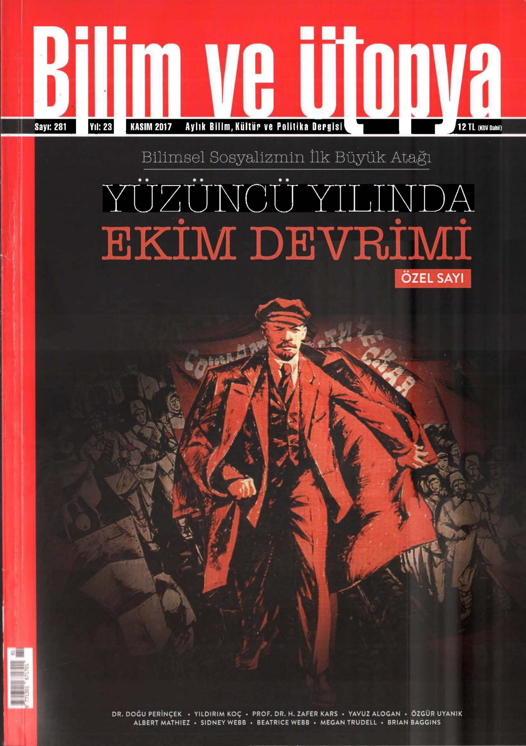 Bilim ve Ütopya Sayı 281: Ekim Devrimi PDF İndir – Bilim ve Ütopya