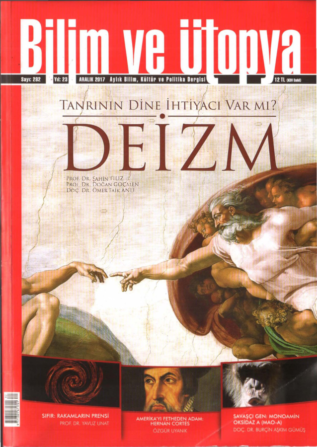 Bilim ve Ütopya Sayı 282: Deizm PDF İndir – Bilim ve Ütopya