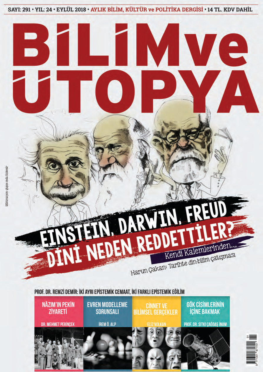 Bilim ve Ütopya Sayı 291 Eylül 2018 PDF İndir – Bilim ve Ütopya
