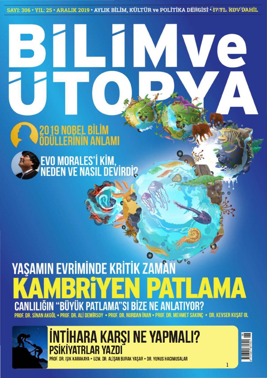 Bilim ve Ütopya Sayı 306 Aralık 2019 PDF İndir – Bilim ve Ütopya