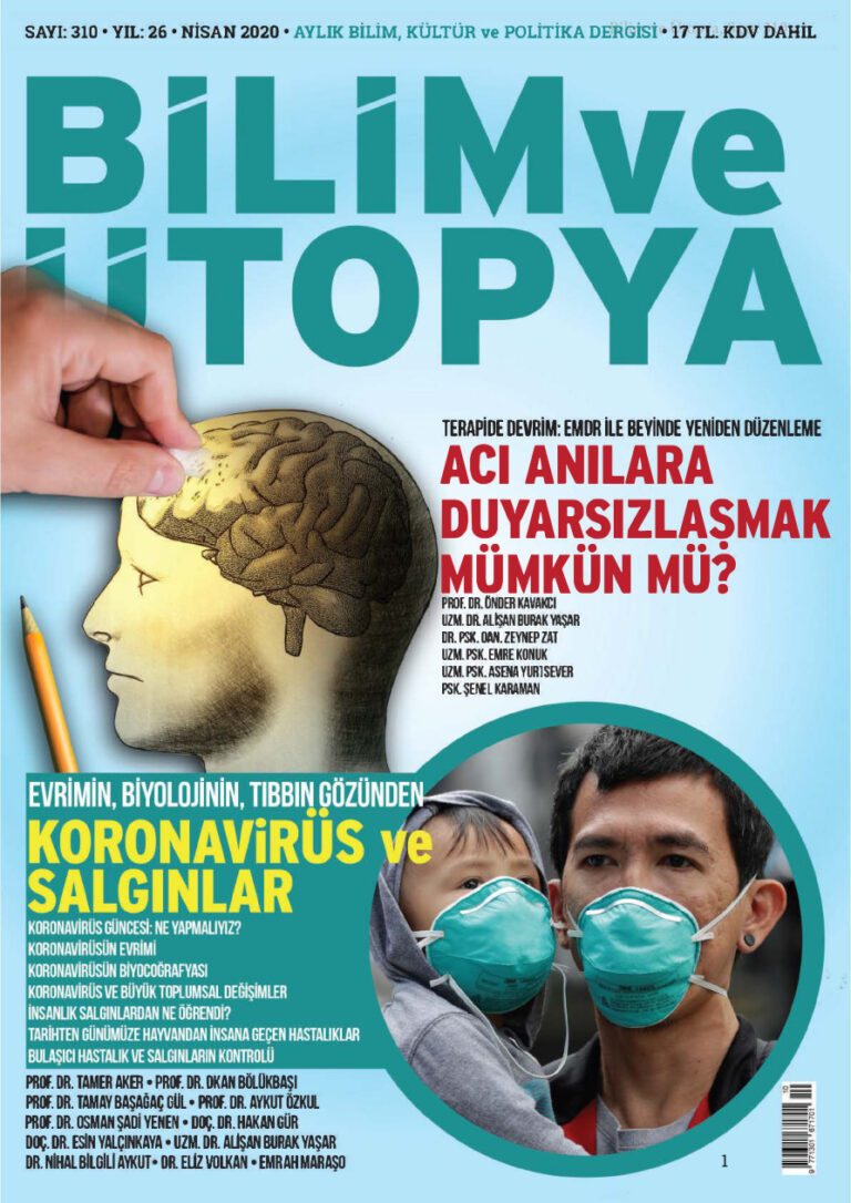 Bilim ve Ütopya Sayı 310 Nisan 2020 Kitap Kapağı