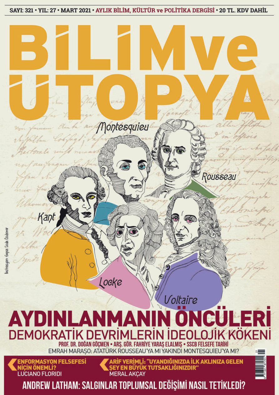 Bilim ve Ütopya Sayı 321 Mart 2021 PDF İndir – Bilim ve Ütopya