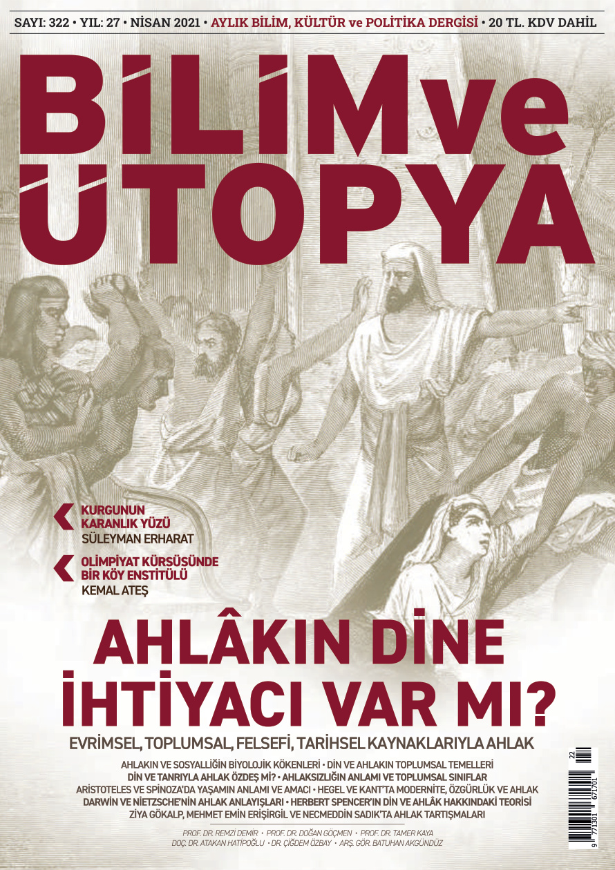 Bilim ve Ütopya Sayı 322 Nisan 2021 PDF İndir – Bilim ve Ütopya
