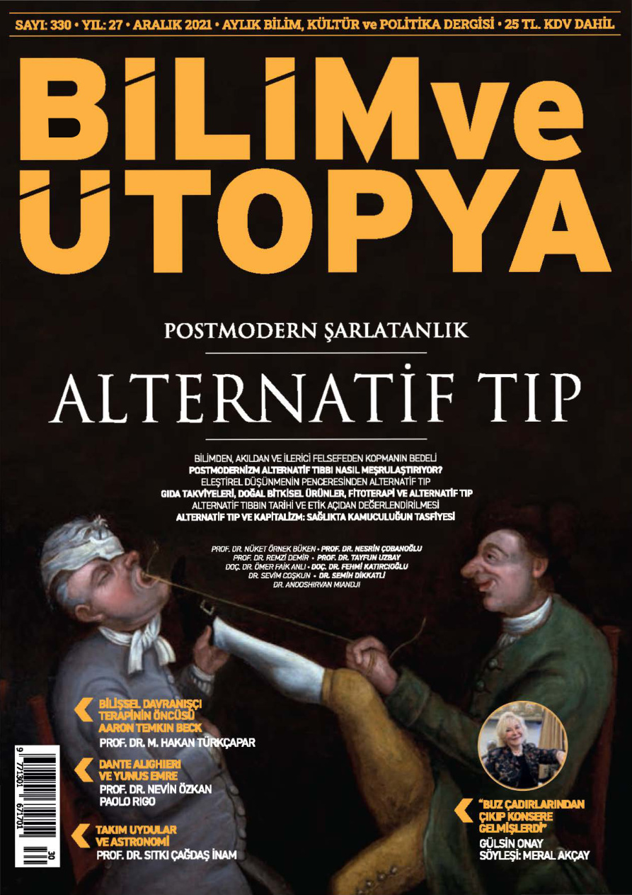 Bilim ve Ütopya Sayı 330 Aralık 2021 PDF İndir – Bilim ve Ütopya