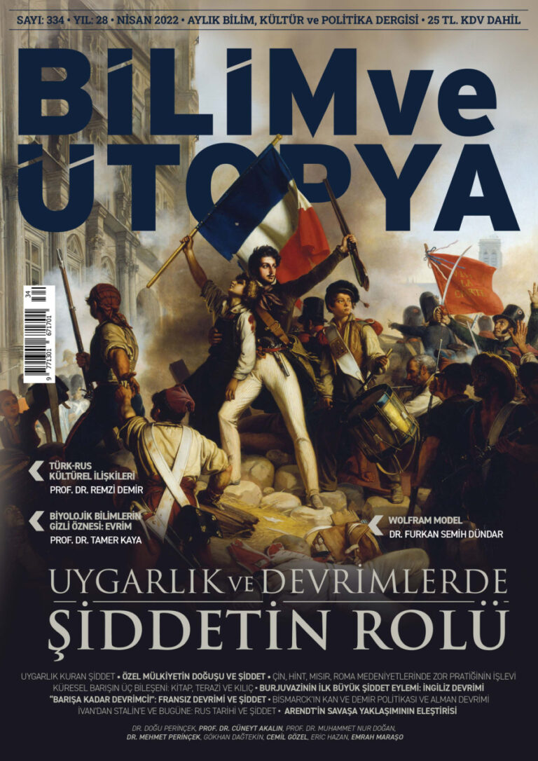 Bilim ve Ütopya Sayı 334 Kitap Kapağı