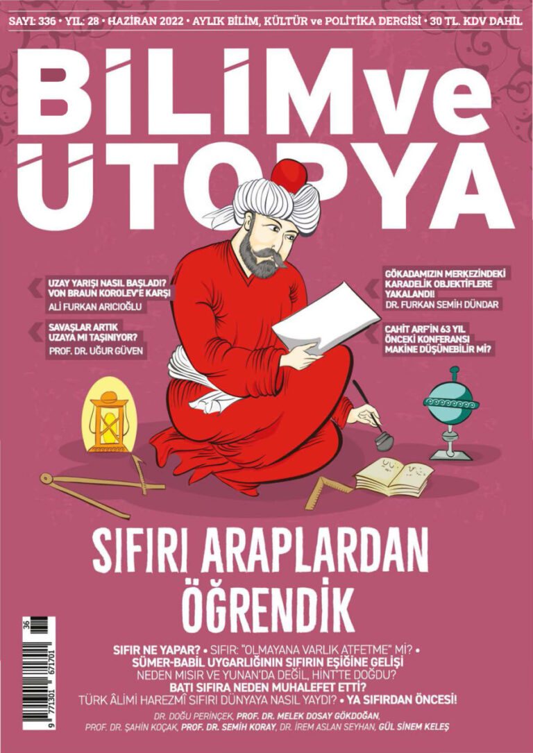 Bilim ve Ütopya Sayı 336 Haziran 2022 Kitap Kapağı