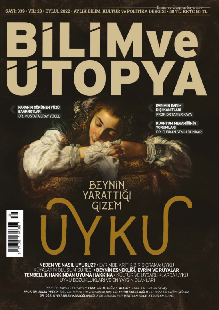 Bilim ve Ütopya Sayı 339 Eylül 2022 Kitap Kapağı