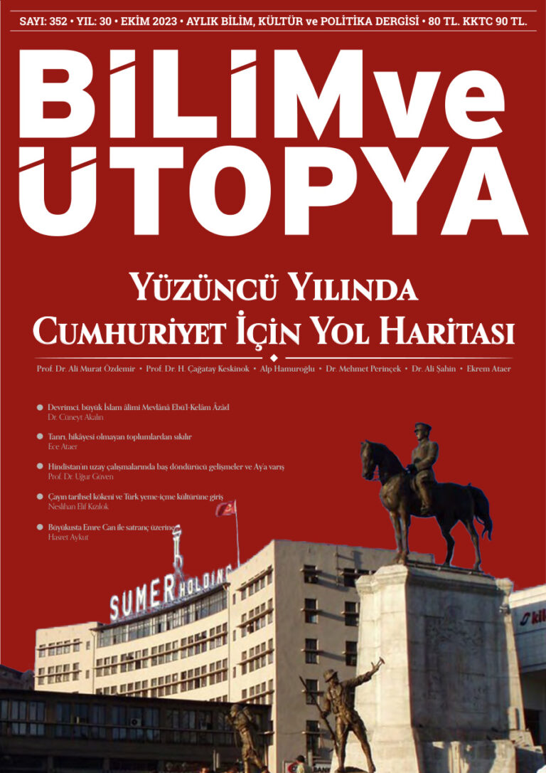 Bilim ve Ütopya Sayı 352 Ekim 2023 Kitap Kapağı