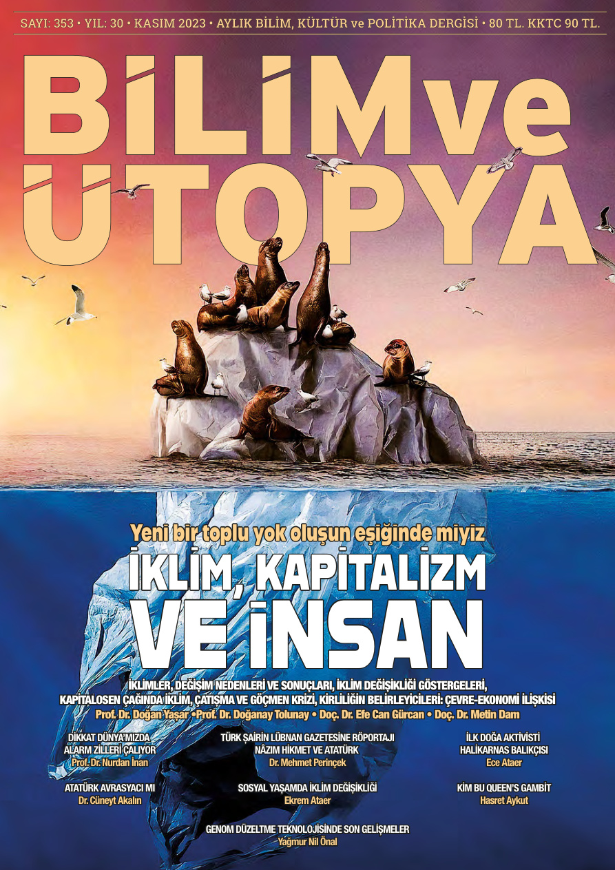 Bilim ve Ütopya Sayı 353 Kasım 2023 PDF İndir – Bilim ve Ütopya Kolektifi