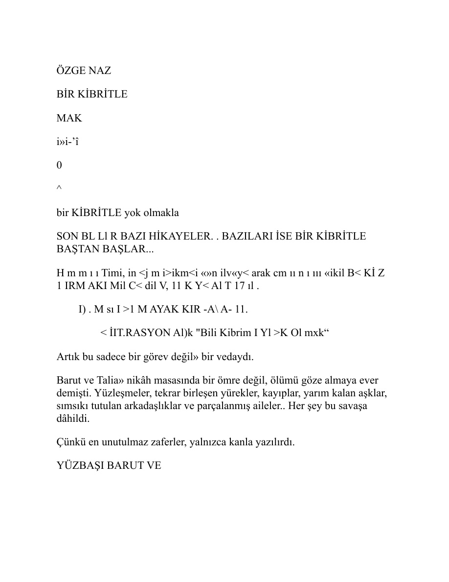 Bir Kibritle Yok Olmak #3 PDF İndir – Özge Naz