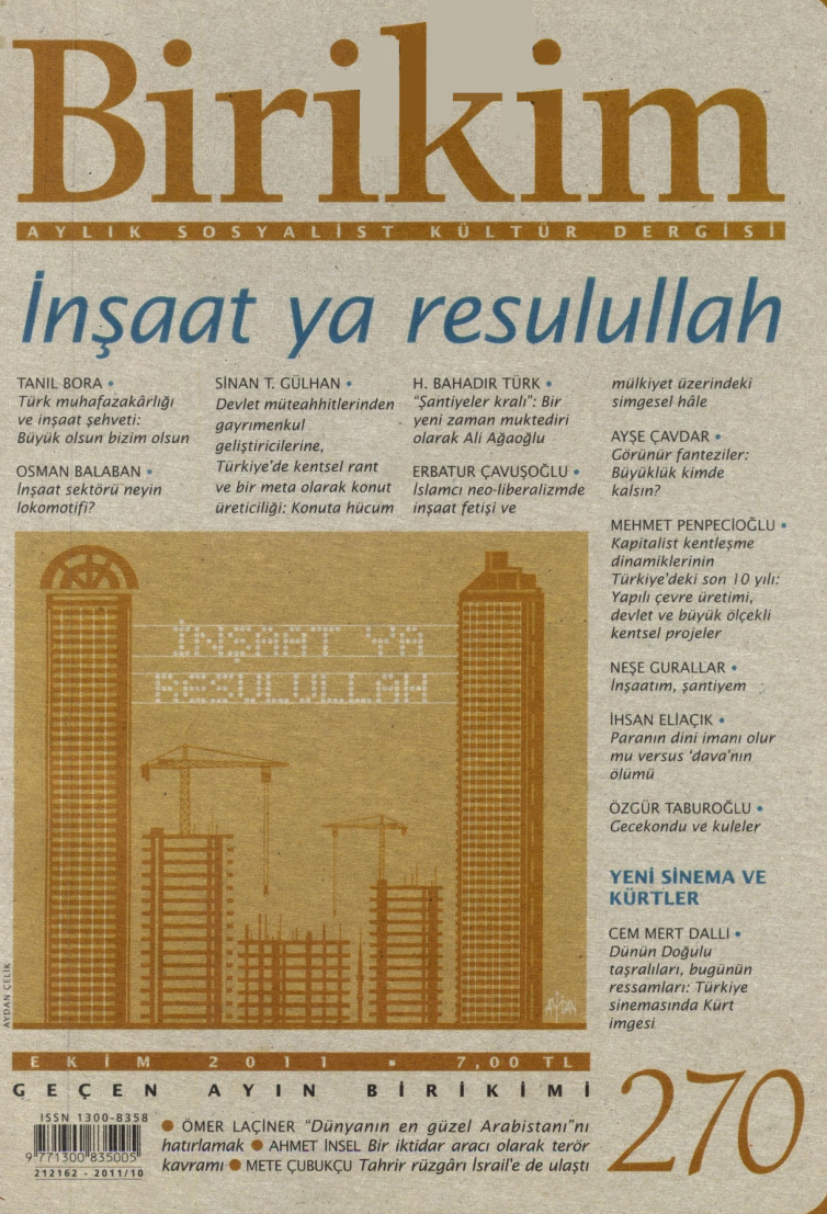 Birikim Sayı 270 Ekim 2011 PDF İndir – Birikim Kolektifi