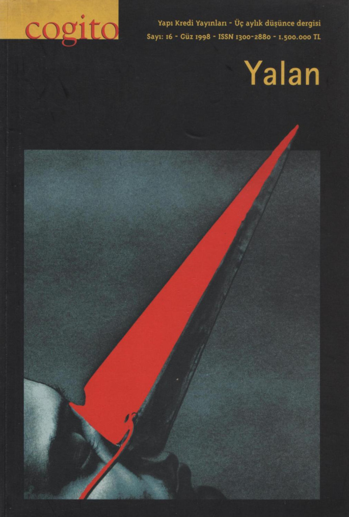 Cogito 16 PDF İndir – Cogito Dergisi Kolektifi