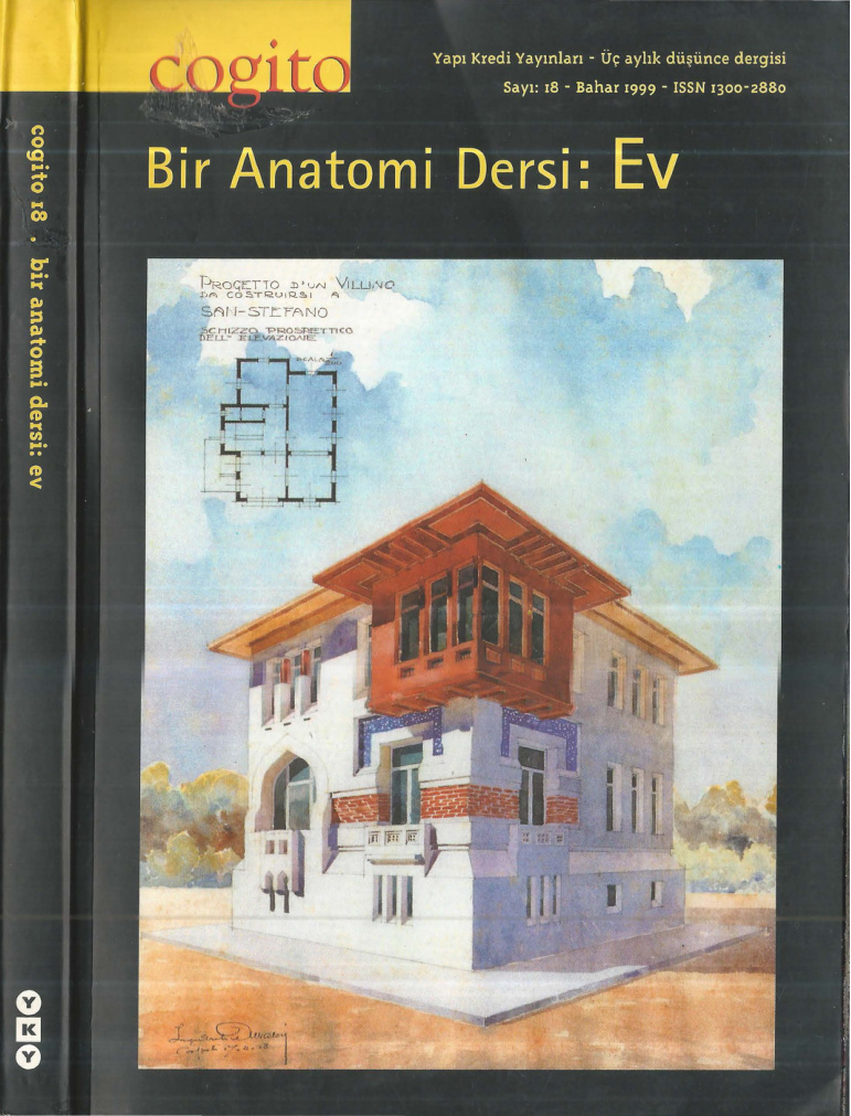Cogito Sayı 018 Bir Anatomi Dersi Ev PDF İndir – Kolektif