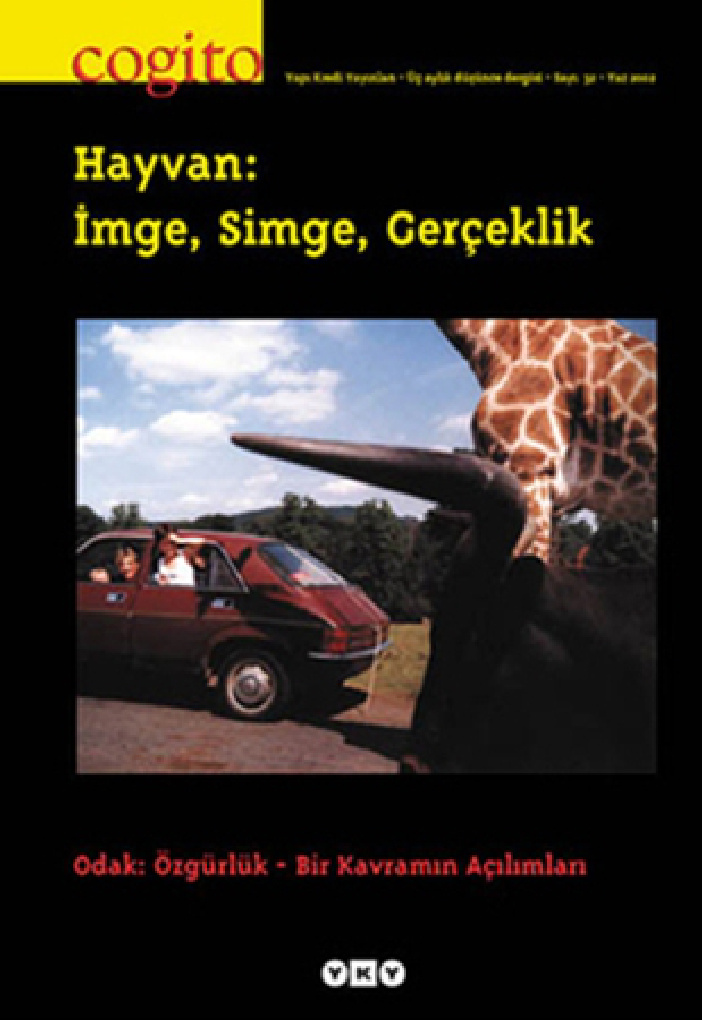 Cogito Sayı 032 Hayvan İmge Simge Gerçeklik PDF İndir – Kolektif