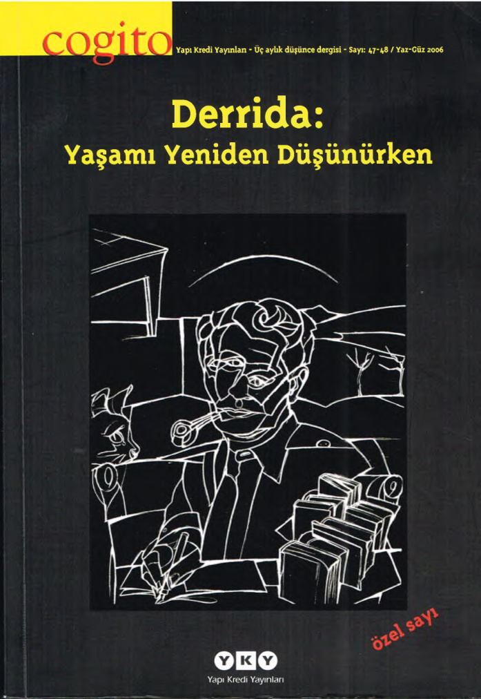 Cogito Sayı 047-048 Derrida Yaşamı Yeniden Düşünürken PDF İndir – Kolektif