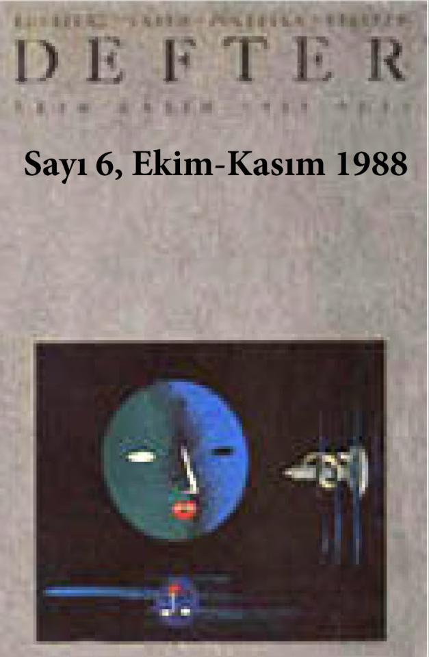 Defter Sayı 06 Ekim 1988 (Tekrar) PDF İndir – Kolektif