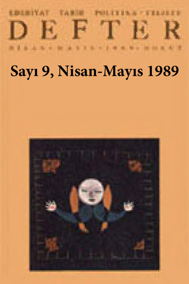 Defter Sayı 09 Nisan 1989 (Tekrar) PDF İndir – Kolektif