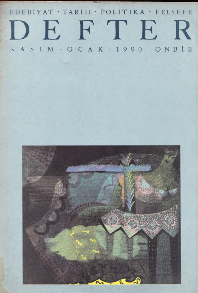 Defter Sayı 11 Kasım 1989 (Tekrar) PDF İndir