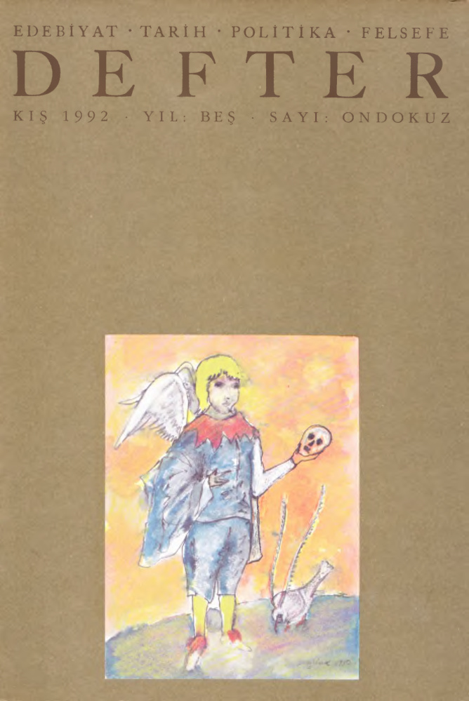 Defter Sayı 19 Kış 1992 (Tekrar) PDF İndir