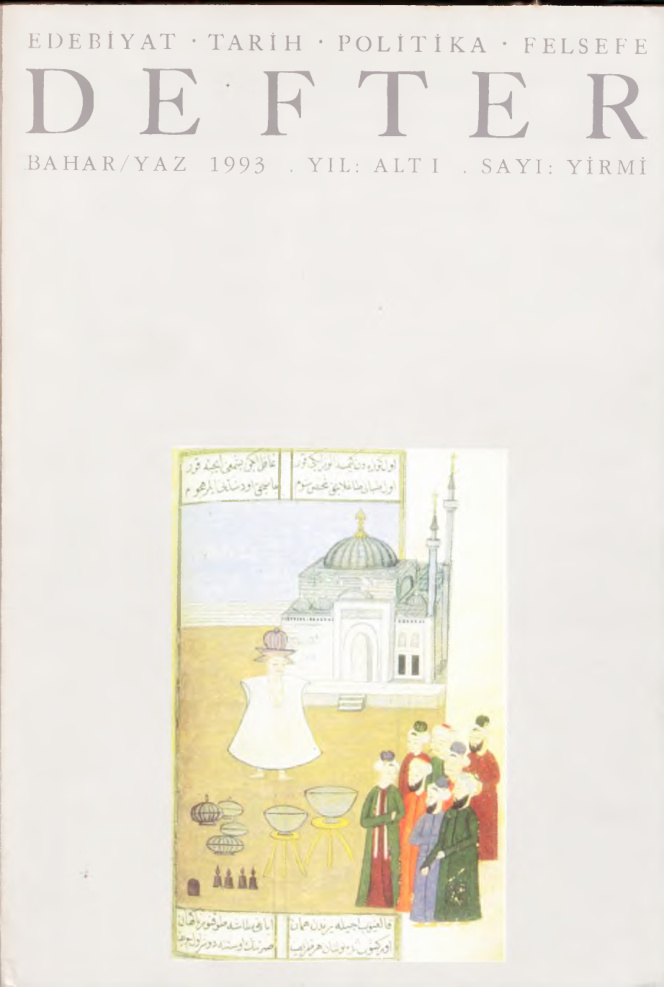 Defter Sayı 20 Bahar 1993 (Tekrar) PDF İndir