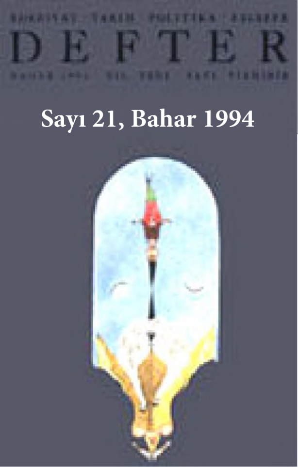 Defter Sayı 21 Bahar 1994 (Tekrar) PDF İndir