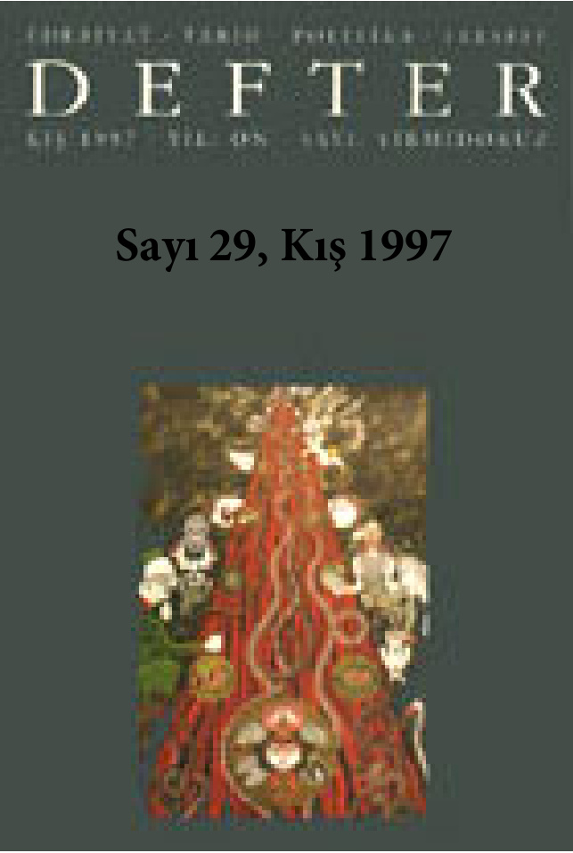 Defter Sayı 29 Kış 1997 PDF İndir – Kolektif