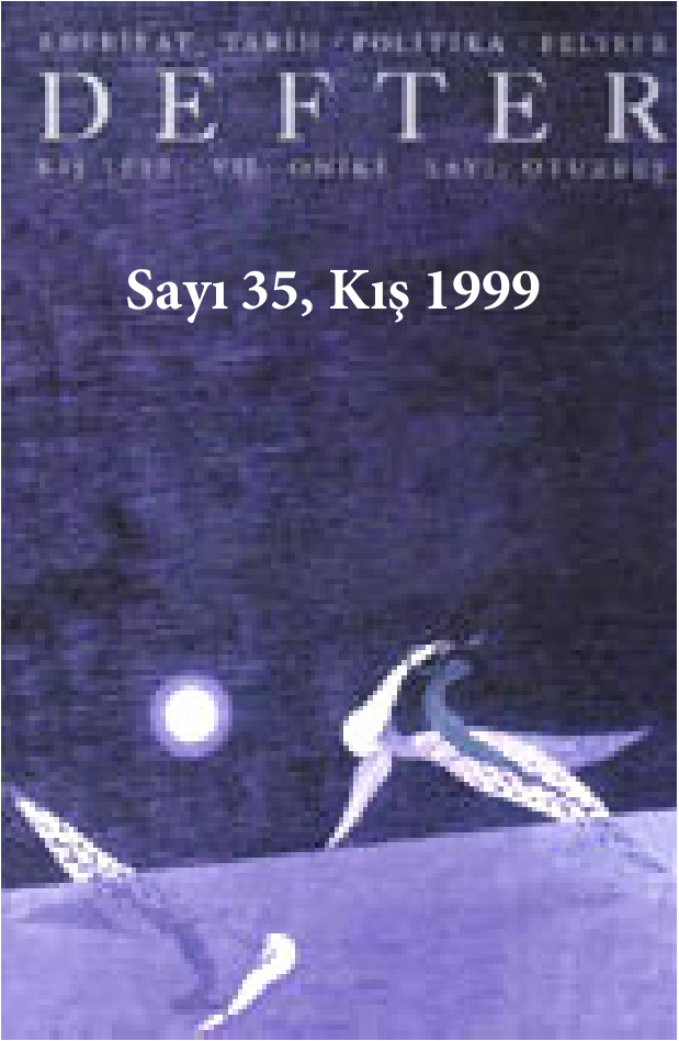 Defter Sayı 35 Kış 1999 PDF İndir – Kolektif