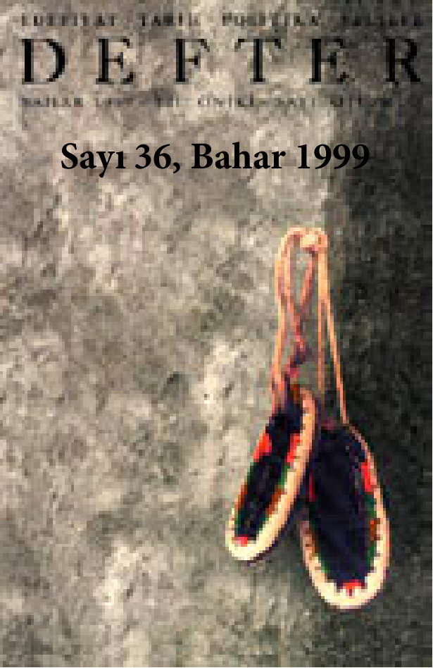 Defter Sayı 36 Bahar 1999 PDF İndir – Kolektif
