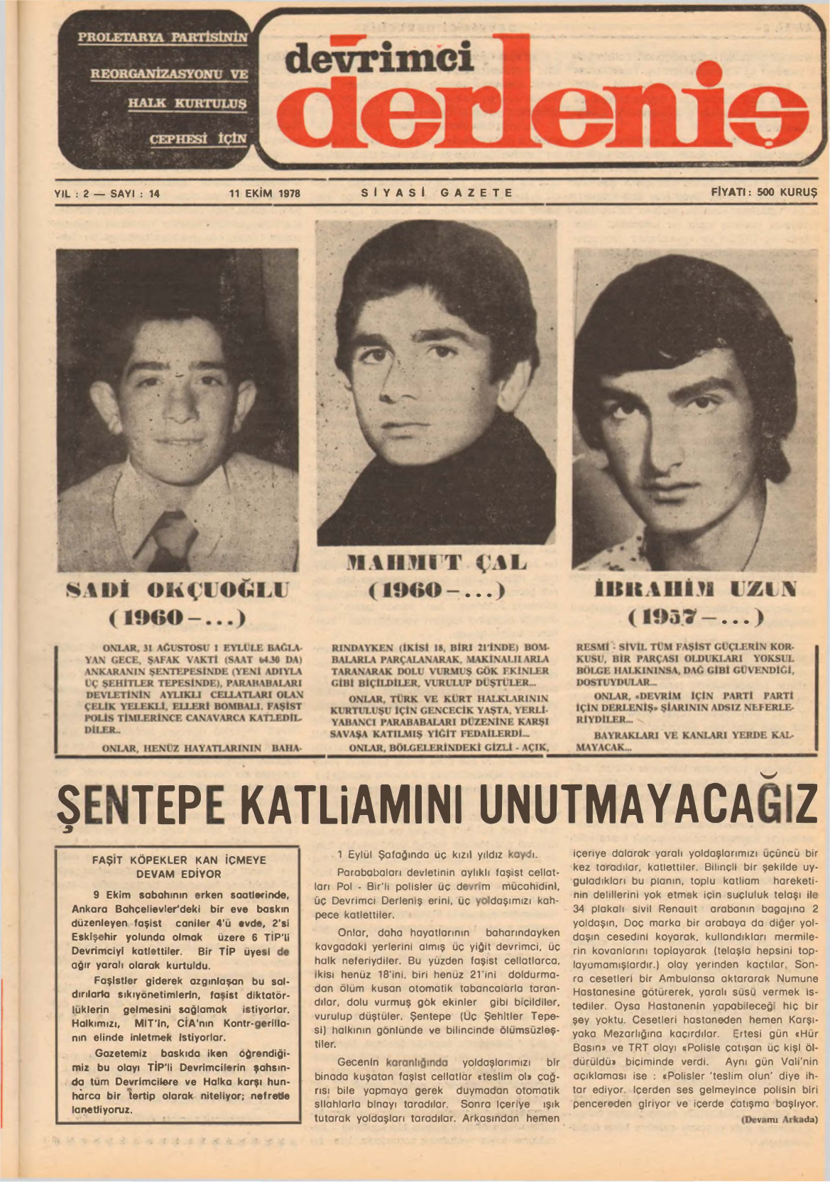 Devrimci Derleniş Sayı 14 PDF İndir – Kolektif