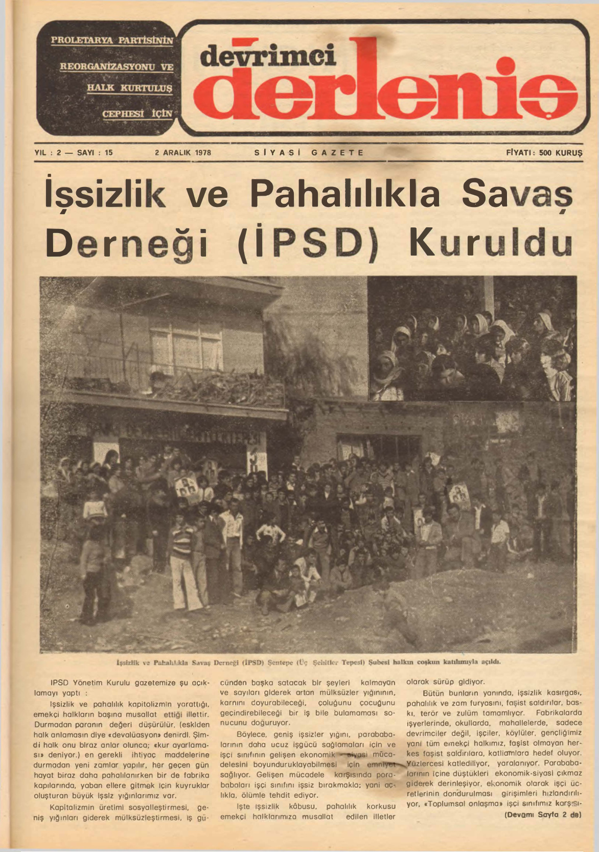 Devrimci Derleniş Sayı 15 PDF İndir – Kolektif