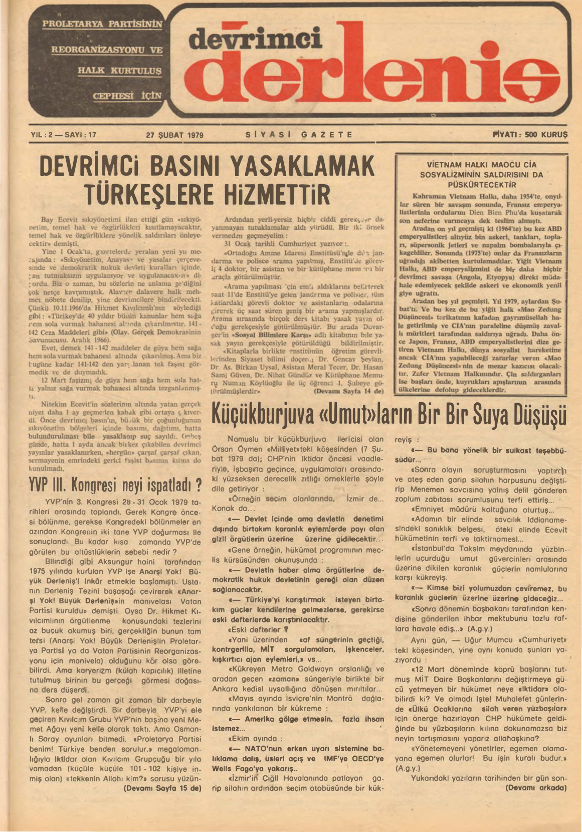 Devrimci Derleniş Sayı 17 PDF İndir – Kolektif