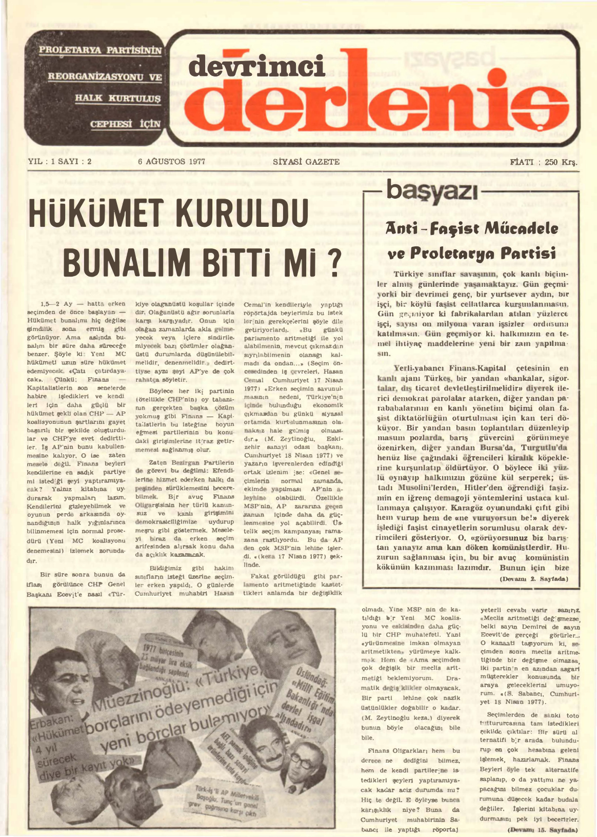 Devrimci Derleniş Sayı 2 PDF İndir – Kolektif