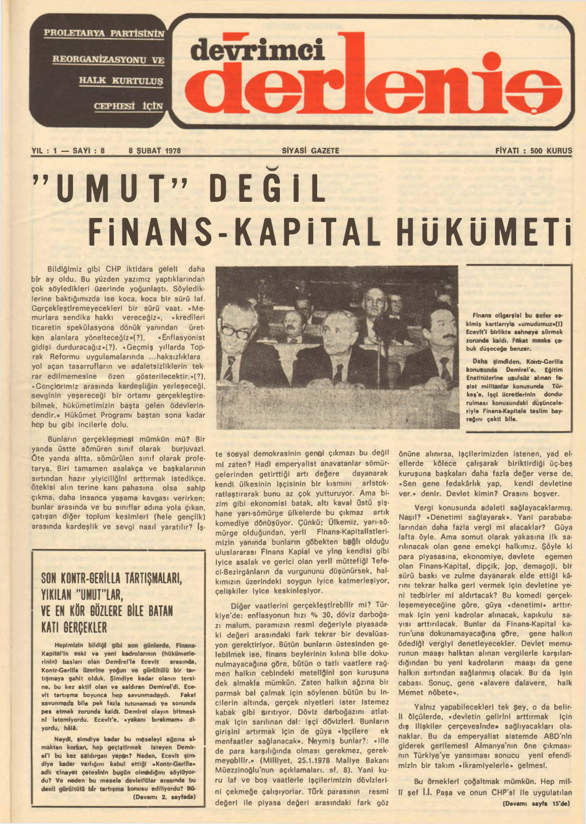 Devrimci Derleniş Sayı 8 PDF İndir – Kolektif